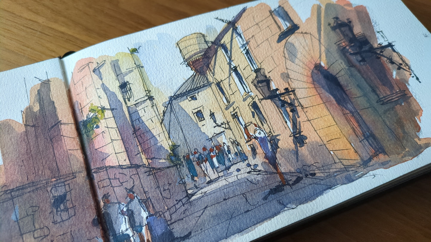 Sketching & Painting Weekend - Barcelona