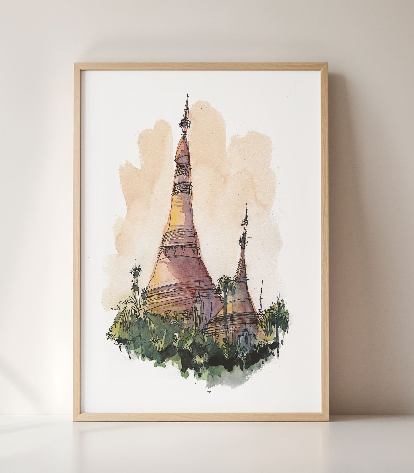 Golden Spires of Shwedagon, Myanmar